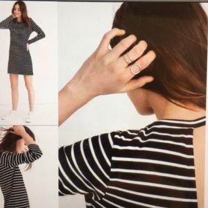 5 for $20 🎉 Small madewell black and white dress